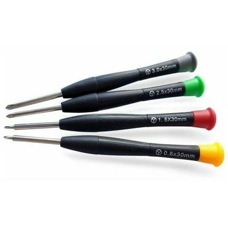 4 Pcs 3 Point Screwr Set 0.6mm 1.5mm 2.5mm 3.0mm Y Tip Screwr Repair Tool (1/3)