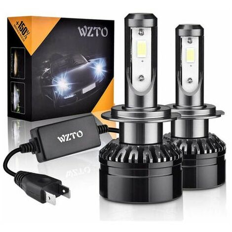 H7 LED Bulb 5000lm 6500K Headlights for Car and Motorcycle Automatic Replacement Bulbs for Halogen Bulbs and Xenon Kit (1/3)