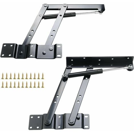 1 Pair Coffee Table Lift Mechanism, Coffee Table Hardware, Spring Bracket, Furniture Hinges, Spring Hardware for Spring (1/5)