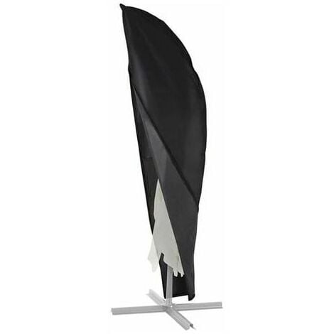 Protective cover suitable for cantilever parasols with a diameter of 2m, 3m, 3.5m, parasol cover, UV protection, full zip and drawstring, made of 420D Oxford, res
