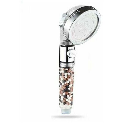 High Pressure Shower Head Anti-limescale Filter Shower Head Water-Saving Handheld Shower Universal Massage 3 Modes (1/5)