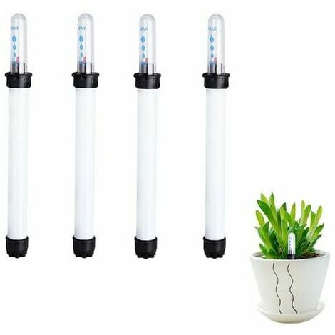 Set of 4 soil moisture meters, water level indicator for plants, soil ...