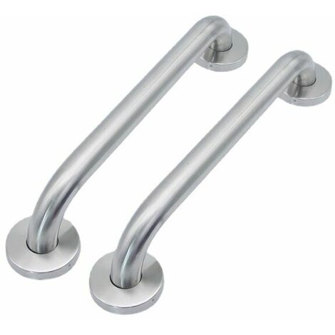 Basics Bathroom grab bar for the disabled, 30cm long, 3.2cm diameter (1/5)