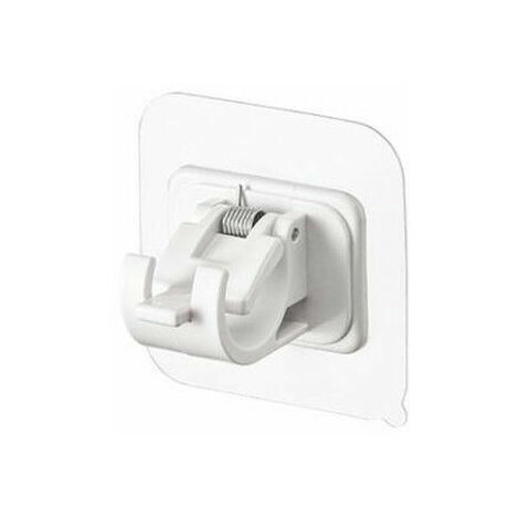 8pcs Self Adhesive Curtain Rod Brackets No Drill Curtain Rods Brackets No Drill No Nail Adjustable (1/5)