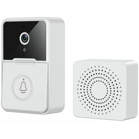 Wireless Doorbell with Camera, 1080P Wireless Video Doorbell with Chime, Two-Way Audio, IP65 Waterproof, SD and Cloud Storage (1/5)