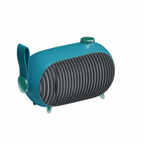 Space Heater - Portable for Home and Office - Small Energy Efficient with Overheat Protection - Camping Tent, Camper Trailer, Green (1/4)