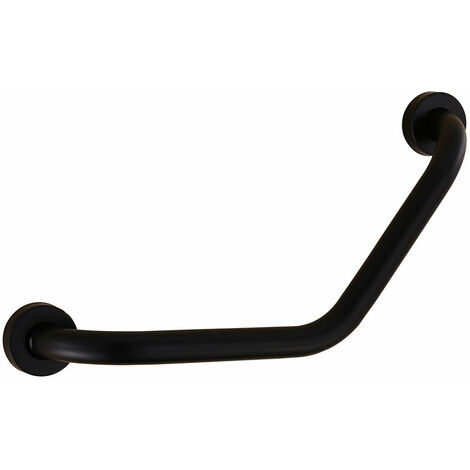 Bathroom Grab Bar Stainless Steel Shower Grab Bar Toilet Safety Bar for Elderly, Disabled, Children, Pregnant, Black 43cm (1/5)