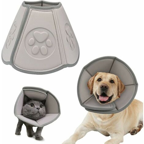 Soft Dog Cone Collar, Pet Recovery Cone for Dogs and Cats, Post Surgery Protective Collar for Small Medium Dogs (1/5)