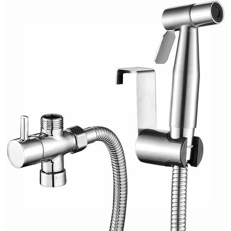 Bidet sprayer for toilet, handheld sprayer kit with adjustable spray for toilet, handheld bidet, cloth diaper sprayer