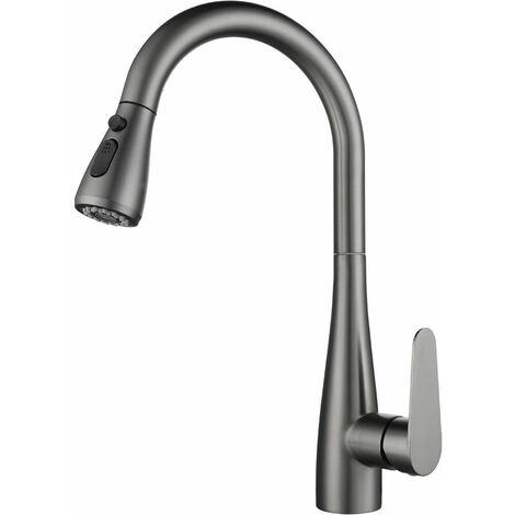 Matte Black Kitchen Faucet, Touch Kitchen Faucets with Pull Down Sprayer, Kitchen Sink Faucet, Matte Black (1/4)