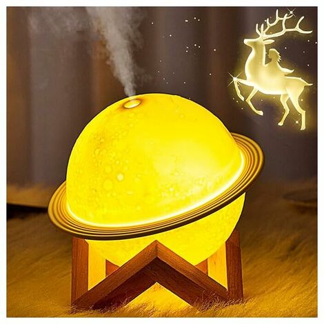 Humidifier for Bedroom, 3 in 1 Ultrasonic Humidifier and Baby Essential Oil Diffuser, USB Personal Humidifiers with 8 Colors LED Night Light (1/5)