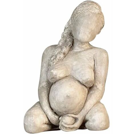 Small Contemporary Sculpture - Home Decor Statue Gifts for Mother - Naked Naked Woman Figurine for Bedroom, Living Room, Library, Born (1/5)