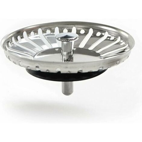 Kitchen Sink Stopper Kitchen Sink Strainer Stainless Steel Bathroom Sink Stopper Bathroom Sink Strainer,Universal Sink Stopper (84mm) (1/5)