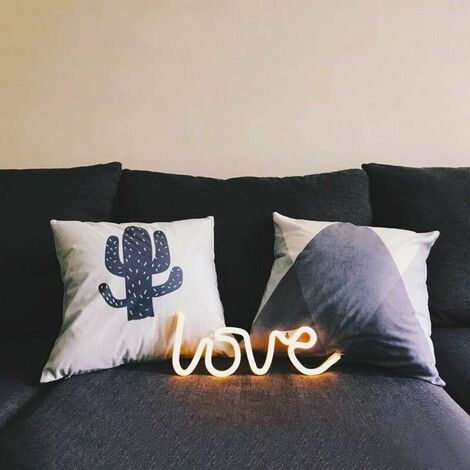 Neon Love Signs Light LED Love Decorative Art Marquee Sign - Wall Decor ...