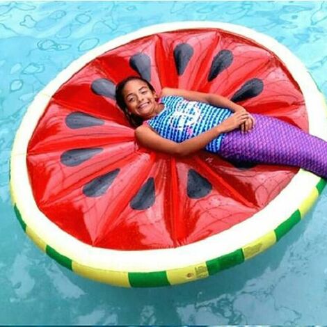 Inflatable Floating Bed for The Big Floating Lemon Round Superb Fruit Row Floating Island