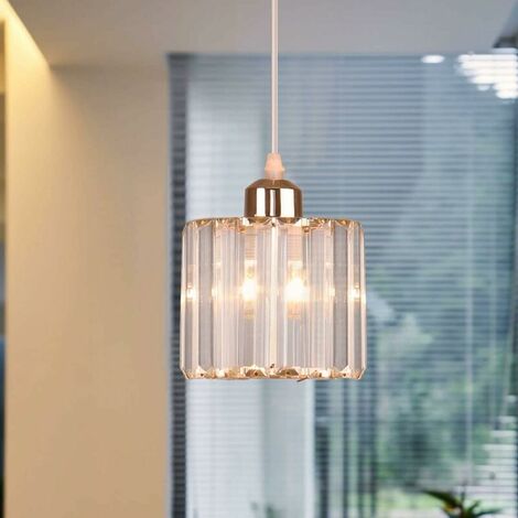Mini Pendant Lamp Crystal Chandeliers Ceiling Light Ceiling Light Suspension Modern Pendant Light for Dining Room Kitchen Island Closet Hallway,Gold,E26 (1/5)