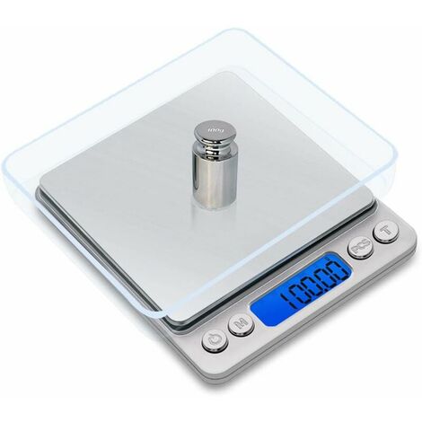 Digital Jewelry Scale/Kitchen Scale Steelyard 1.1lb / 500g (0.01g) (1/5)