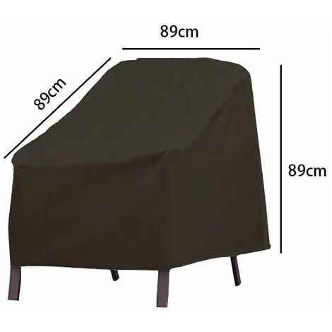 Chair Cover Rain Cover Accessories Oxford Cloth Solid Wedding Outdoor Garden Hotel Path Beach Hion Home Waterproof Dustproof (1/5)