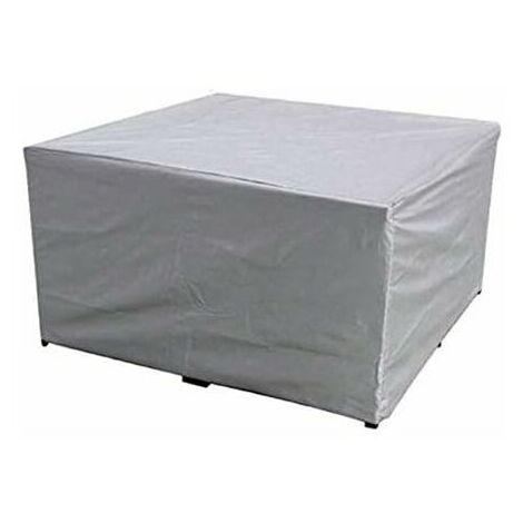 Garden Table Cover, Waterproof Rectangular Tarp for Outdoor Furniture, Wind/Rain/UV/Dust Proof, with Drawstring (150 x 150 x 75cm)