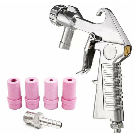 Air Blasting Gun Air Siphon Abrasive Tool Ceramic Nozzles Tip Kit Power Tools Sprayer (1/5)