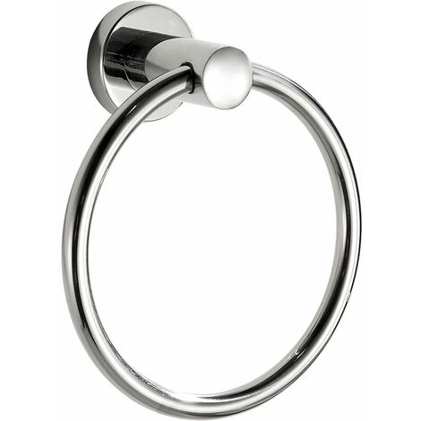 Contemporary Style Towel Ring 304 Stainless Steel Chrome Plated Bathroom Accessories (Towel Ring) (1/5)