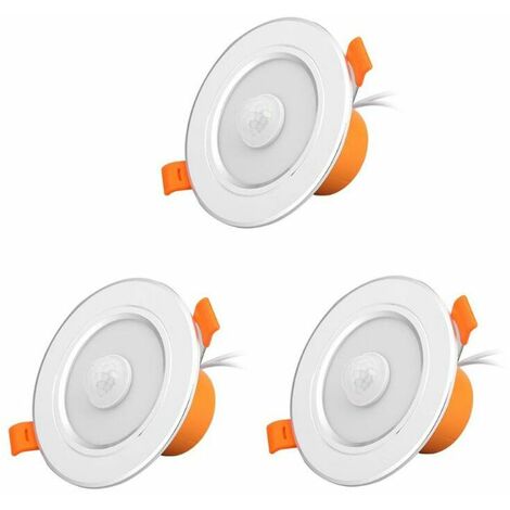 LED ceiling light with human motion sensor, indoor lighting, ideal for Restaurant, bathroom 3pcs (1/5)