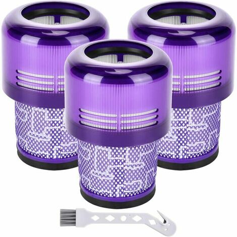 3 Pack Filters for Dyson Vacuum Cleaner V11 Absolute Extra Pro Animal Torque Drive V15 Detect Replaces 970013-02 (1/5)