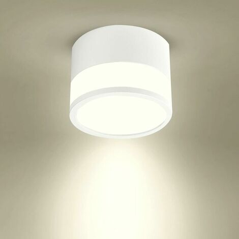 Spotlight Protruding Ceiling 1pc White Round LED White Neutral Ceiling Light Aluminum 12W Ø110mm 230V 4000K for Hallway Bedroom Dining Room Kitchen Living Room (1/5)