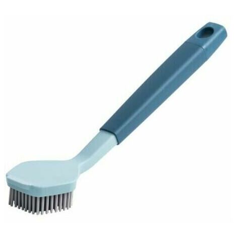 Household Kitchen Mop Head Two-Tone Long Handle Cleaning Brush (Blue) (1/3)