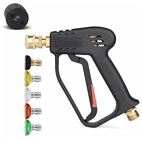 4000 PSI High Pressure Car Wash Gun with 5 Water Nozzle Tips, Car Wash Gun Cleaning Gun for Car Cleaning Kit (1/5)