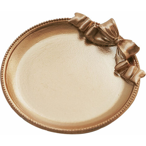 Retro Square Round Bow Tray Scented Candlestick Candle Base Desktop Creative Storage Decoration Container Ornaments (1/5)