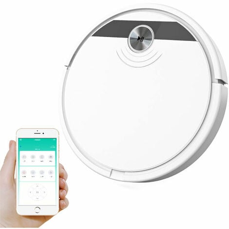 2800PA Wireless Smart Robot Vacuum Cleaner Remote Control Automatic Floor Cleaning Wet Dry Sweeping Machine for Home