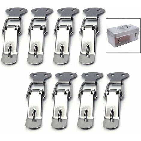 8 Pieces Spring Clasp, Spring Latch Toggle Stainless Steel Closure (1/5)