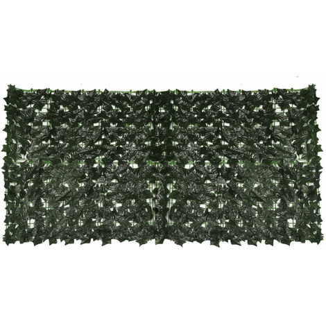 3.3x9.8ft 1x3m Artificial Fence Artificial hedges Trellis Ivy Leaf Faux Garden Fence Ornament Private Screen Balcony Wall