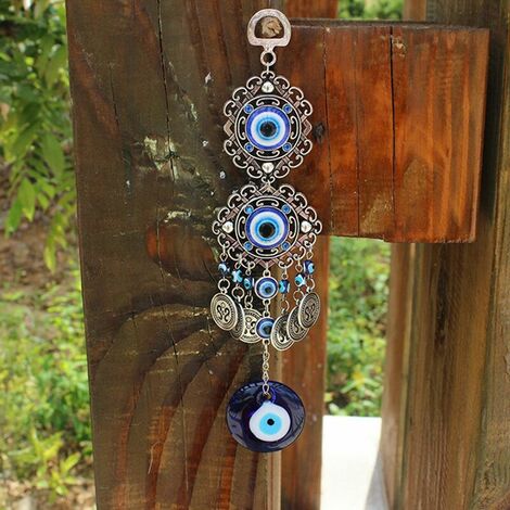 Wall ornament Elephant amulet Bad & oelig il Crystal-Blue (1/4)