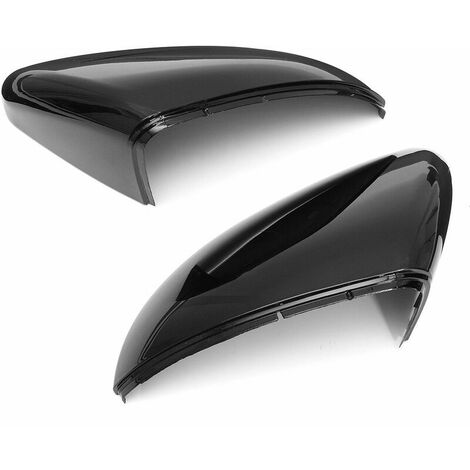 Pair of Front Wing Mirror Case Cover Cap Black for VW Golf MK7 Golf Variant E-Golf (1/4)