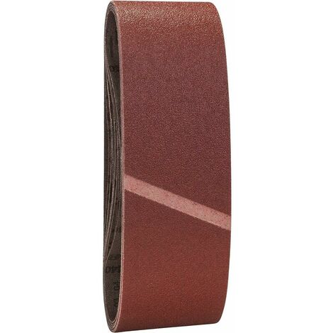 Accessories Set of 9 abrasives for belt sander 75 x 533 mm Grit 3 x 60 + 3 x 80 + 3 x 100 (1/5)
