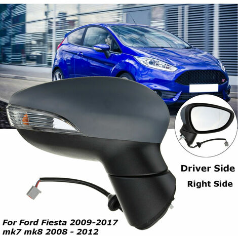 For FORD FIESTA 2013 - ELECTRIC HEATED MIRROR WING DOOR AWARD RIGHT MANUAL FOLD (RIGHT SIDE)