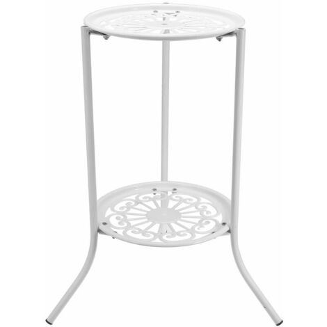 Elegant house plant metal shelf support (1/4)