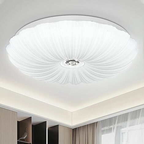 12W Indoor LED Ceiling Light Fixture for Bathroom/Living Room/Kitchen/Bedroom/Balon 6000K Round Ceiling Light，Φ26cm[Energy Class A]
