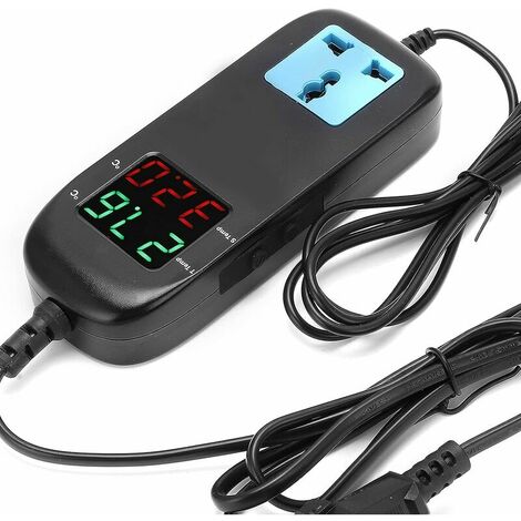 Digital Display Thermostat Intelligent Electronic Temperature Controller Regulator AC 90V250V strong anti‑interference ability(British regulatory) (1/5)