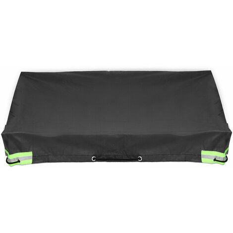 Durable Trailer Cover + Rubber Belt Waterproof 214x122cm Blue