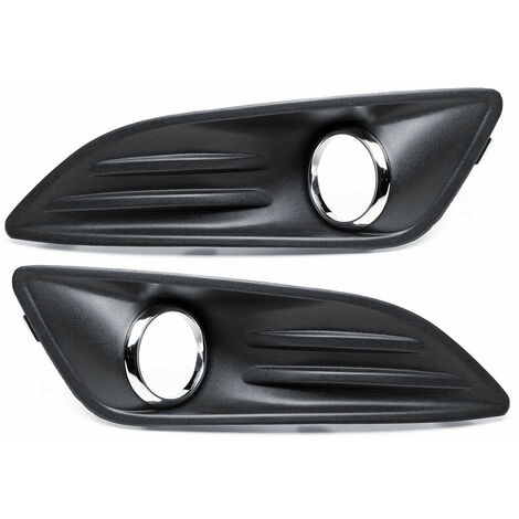 Front Fog Lights Frame Cover Trim For FORD FIESTA 2013-2017