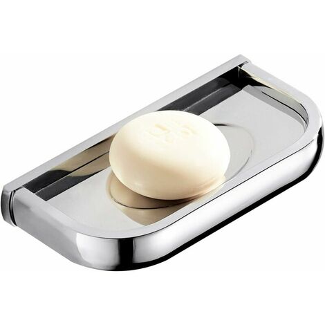 Wall Mounted Soap Dish Chrome Finish SUS 304 Stainless Steel Soap Holder for Bathroom (1/5)