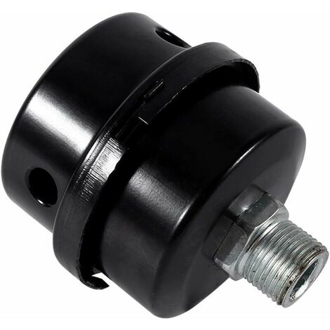 Air compressor muffler, muffler suction filter muffler metal muffler，Air Compressor Filter Spare Parts, Air Compressor Muffler Accessories with 3/8 Thread (3/8 PT 16mm)