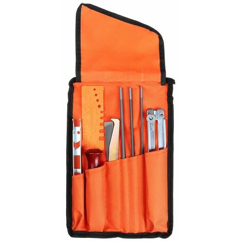 10 x Chainsaw Sharpen File Filing Kit Chain Sharpening Saw Files Tool for Stihl WASHED (1/5)