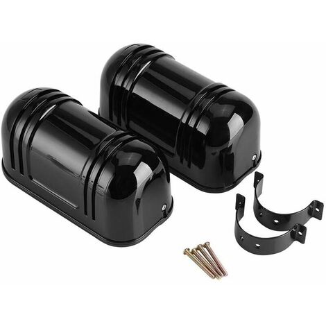 Dual Beam Photoelectric Infrared Sensor Barrier Detector 100M Alarm Tamper Alarm Output for Park Courtyard Gate Door Window Burglar Alarm System