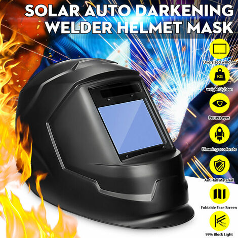 [UV / IR Protection] Professional Solar Auto Darkening Welding Helmet Mask Welder Welding Machine Arc Tig mig Welding Grinding Protective Mask 4 Welding Arc Sensor (1/5)