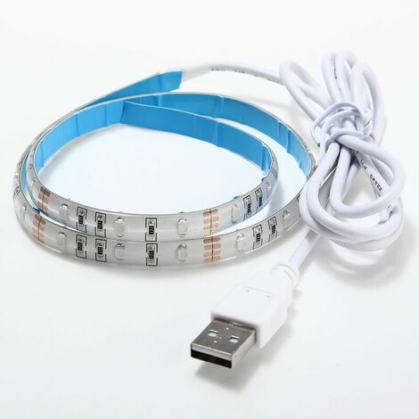 50CM / 1M / 2M / 3M USB LED Strip 3528 SMD Waterproof Christmas Tape TV Background Light WASHED