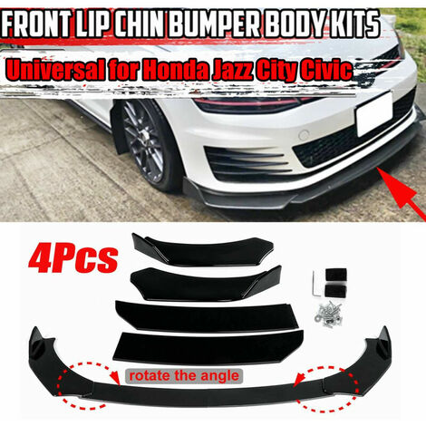 Modified Cars Accessories Universal Front Bumper Lip Body Kit Spoiler for Honda for Jazz City Civic for Toyato Vios Coralla for Mazada 2 3 for Benz for BMW (1/5)